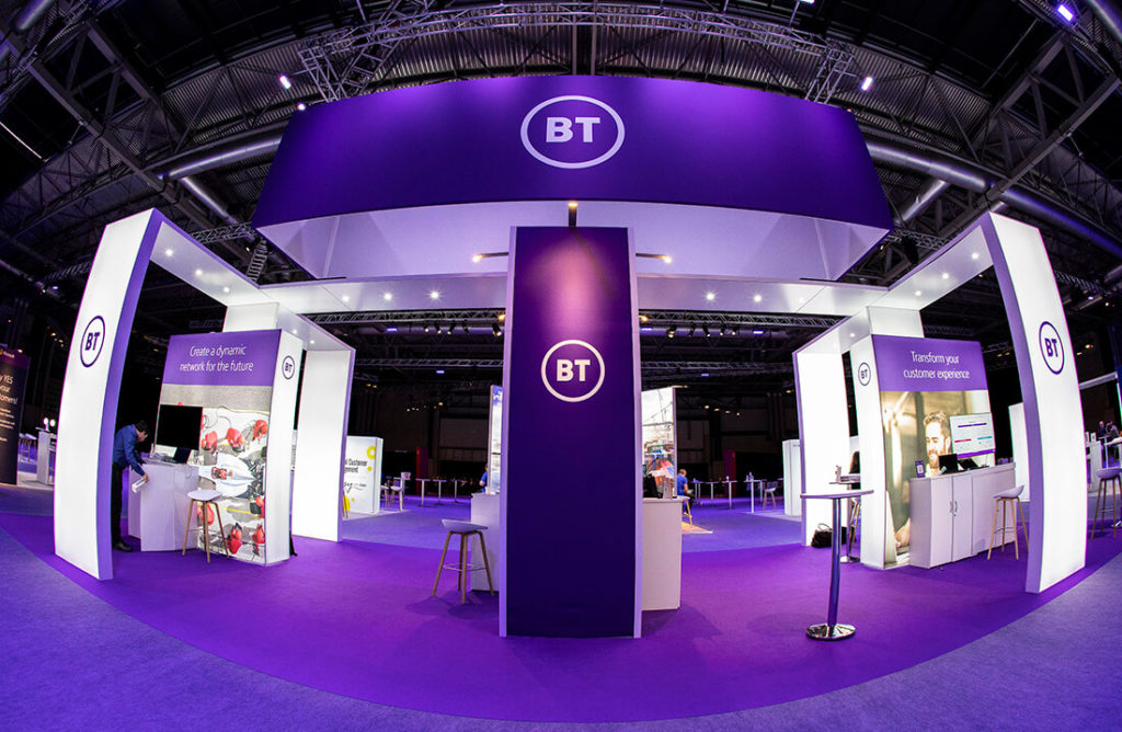 BT Exhibition stand at Birmingham NEC